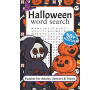 Halloween Word Search: Word Search Puzzles with Easy to Read Print about Halloween, Trick Or Treat, Autumn and More | 6x9 inches, 120 pages | 50+ ... Gift for Vacations, Holidays and Relaxation