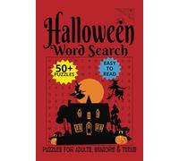 HALLOWEEN WORD SEARCH: Word Search with Easy to Read Print about Halloween Lovers Of All Ages, Halloween Word Search Puzzle Books For Adults and More ... for Vacations, Holidays and Free Times