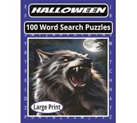HALLOWEEN WORD SEARH: 100 Spooky Puzzles, 9 Words Each, Fun and Scary for Seniors and Adults.
