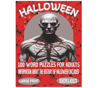 HALLOWEEN WORD SEARVH: Halloween Adult Word Search Puzzles | Large Print | A Frightfully Relaxing Collection of Gothic, Rare and Folklore-Style word ... for Halloween parties, or screen-free fun.