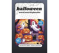 halloween wordsearch Puzzle Book:: for adults , seniors and teens with Easy to Read Print about halloween,horror and More