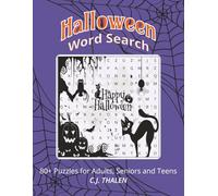 Halloween Wordsearch Puzzle Book: Word Searches with Easy to Read Print about Halloween, monsters, trick or treating and more |8.5 x 11 | 80+ Puzzles with Solutions