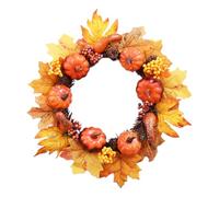 Halloween Wreath | Rustic Autumn Fund Door Greath Per Esterno | Decorazione Del Portico Della Ghirlanda Autunnale Per Il Raccolto Di Halloween Ringraziamento Benvenuto Segnale Inverno Di Natale Autunn