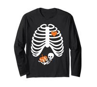 Halloween X-Ray Gravidanza Aspettando Baby Design Maglia a Manica