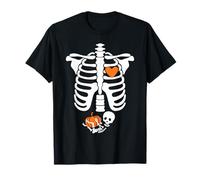 Halloween X-Ray Gravidanza Aspettando Baby Design Maglietta