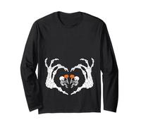 Halloween X-Ray Gravidanza Top Aspettando Gemelli Design Maglia a Manica