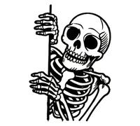 Halloween Yard Sign - Halloween Yard Decorations | Halloween Skeleton Garden Metals Stakes, Decorative Stakes For Holiday Driveway Landscape Backyard Farmhouse Front Door Lawn Pathway Party Porch