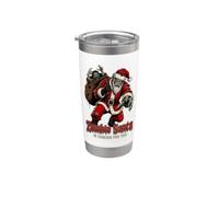 Halloween Zombie Babbo Natale sta arrivando per te Halloween Bicchiere termico in acciaio inox doppia parete