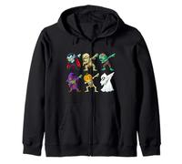 Halloween Zombie Mummy Vampire Dabbing Spooky Skeleton Dabs Felpa con Cappuccio