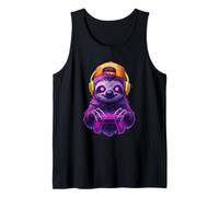 Halloween Zombie Sloth Gamer Video Gaming Boys Kids Girls Canotta
