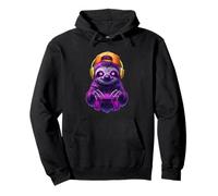 Halloween Zombie Sloth Gamer Video Gaming Boys Kids Girls Felpa con Cappuccio