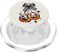Halloween zucca ciliegie arco Coquette Spooky Ghost Bow PopSockets PopGrip per MagSafe