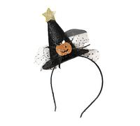 Halloween zucca strega cappello fascia cono fasce per capelli carino ragno cono per cosplay maschera strega cappello fascia per le donne