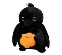 Halloweens Halloween Plush Toy | Halloween Raven Plush Pillow Toy | Huggabl | Halloween Raven Stuffed Animal Cuddly, Collectible, Doll, Pillow For Bedroom, Living Room, Car, Couch, Halloween Plush Toy |