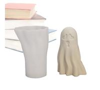 Hallowen Candle Moulds - 2PCS 3D Skull Ghost Molds For Candle Making | Aromatherrapy, Resin, Decorative Ornament Craft Mold For Holiday DI Y