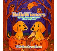 HALLOWIENERS SPOOKY SAUSAGE DOG FUN COLOURING BOOK
