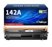 Halloya 142A W1420A Con Chip Toner Compatibili per HP 142A W1420A 142X W1420X per Laserjet MFP M140W Laserjet MFP M140 M139 M110W M110 (1 Nero)