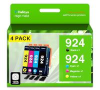 Halloya 924XL Cartucce con chip compatibili con cartucce HP 924 924e 924XL inchiostro per HP OfficeJet Pro 8120 8122 8123 8125 8128 8130 8132 8133 8134 8135 cartuccia