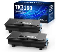 Halloya TK3160 Compatibile Cartuccia del Toner TK3160 TK-3160 per Kyocera Ecosys P3145dn M3145dn M3145idn M3645dn M3645idn P3045dn P3050dn P3055dn P3060dn 12500 Pagine Nero (con Chip)