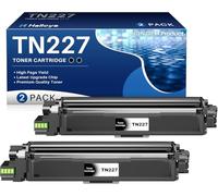 Halloya TN227 TN-227 - Cartuccia toner di ricambio compatibile per TN 227 TN227BK ad alta resa da utilizzare con stampante HL-L3210CW HL-L3230CDW HL-L3270CDW HL-L3290CDW MFC-L3710CDW (TN227 2Nero)