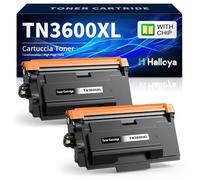 Halloya TN3600XL TN-3600XL Con Chip Compatibili per Brother TN-3600XL TN3600XL TN3600 TN 3600XL MFC-L5710DW MFC-L5710DN HL-L6210DW DCP-L5510DW MFC-L6910DN HL-L5210DN MFC-L6710DW HL-L5215DN HL-L6410DN