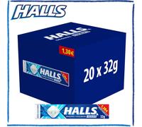 Halls Caramelle Balsamiche alla Menta Eucalipto Coolwave Senza zucchero 20x32g