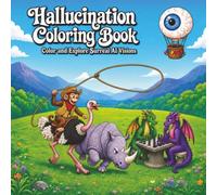 Hallucination Coloring Book: Color and Explore Surreal AI Visions