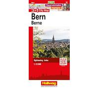 Hallwag Stadtplan Bern: 3 in 1: Stadtplan, Reiseinformationen und Highlights!