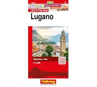 Hallwag Stadtplan Lugano: 3 in 1: Stadtplan, Reiseinformationen und Highlights!
