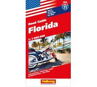 Hallwag Strassenkarte USA, Florida 1:1 Mio.: Mit Miami, Orlando, Everglades, Key West. Inkl. Stadtpläne, Ortsverzeichnis und Reiseinformationen