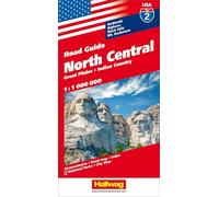 Hallwag USA North Central Road Guide: Great Plains, Indian Country: 2