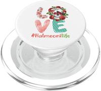 Halmeoni Life Love Grandma Skull Rose Costume Madre PopSockets PopGrip per MagSafe