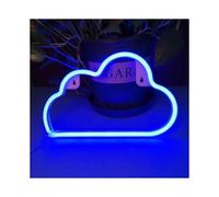 Halo Cloud Neon Sign Lights,Halo D Neon Light Wall Light Night Lights,Battery/USB Powered Neon Lights -Blue Cloud