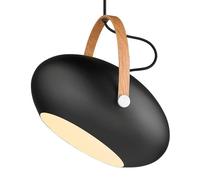 Halo Design DC Lampadario Ø40 Nero/ Rovere