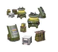 Halo: Flashpoint: Unsc Scenery Set ACC NUOVO