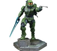 Halo Infinite Master Chief Con Grappleshot Statua In PVC Da 10 Pollici