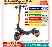 HALO KNIGHT T102 Scooter elettrici professionali Spedizione gratuita 52V 1200W 21Ah E Scooter 50KM / H E-Scooter Pieghevole Adulti Scooter