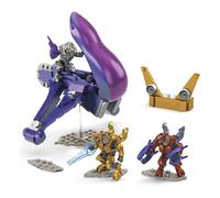 MEGA Construx - Halo La Missione di Arbiter, Set da Costruzione di Velivoli Banshee Covenant con Cabina di Pilotaggio, Include 3 Personaggi Snodati in Miniatura, Giocattolo per Bambini 8+ Anni, HDH92