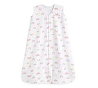 HALO Sacco a pelo per neonati 0,5 tog Sleepsack | 100% cotone, arcobaleni del sole per neonati | Facile cambio del pannolino Zip | Lullaby Trust Partners, unisex, ragazzi e ragazze, 6-18 mesi