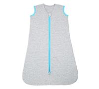 HALO Sacco a Pelo per Neonato 1 Tog Sleepsack | 100% Cotone, Grigio per Neonati | Cambiamento del Pannolino Zip Facile | Lullaby Trust Partners | Unisex, Ragazzi e Ragazze, 0-6 Mesi