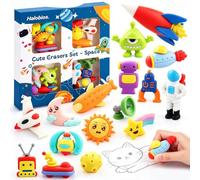 Halobios Set di gomme da cancellare per adolescenti, matite e gomme sfuse per adolescenti, puzzle smontabili per aule, prezzi, gomme da cancellare