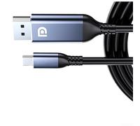 HaloModora Cavo adattatore da 3 a DP 1.2 4K 60Hz HDR USB-C Video Link Nero (2M)