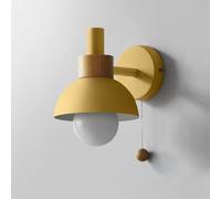 HALOPNCT Luce da Parete per Camera da Letto Semplice con Interruttore a Traino Nordic Moderno Bagno vanità Specchio Letto per Camera da Letto Soggiorno Cucina Studio di Studio Lampada