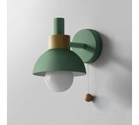HALOPNCT Luce da Parete per Camera da Letto Semplice con Interruttore a Traino Nordic Moderno Bagno vanità Specchio Letto per Camera da Letto Soggiorno Cucina Studio di Studio Lampada