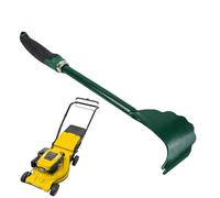 Haloppe Raschietto per tosaerba da 40,6 cm, strumento di pulizia con manico lungo ergonomico, strumento di rimozione per la cura del tosaerba, verde scuro