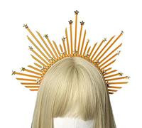 Halos Corona Fasce per capelli in lega di resina Cerchio per capelli in resina Cerchio per capelli per donne ragazze copricapo vintage cerchietto per capelli per trecce fascia