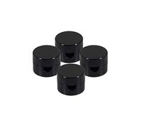 HALOTEC | Pack 4 Fermacavi da Parete per Cavo Tessile | Colore Nero | Fermacavi da Parete o Soffitto | Sicurezza e Fissaggio | Decorazione per Cavi Elettrici di Lampade