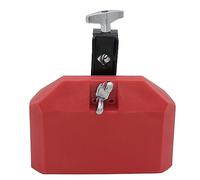 HaloVerde Blocco per percussioni in plastica con staffa di montaggio per un suono nitido di tonalità media, un blocco Jam e lo strumento a tamburo latino per batteristi che (Rossa)