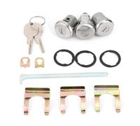 HaloVerde Car Lock Cylinder Kit Replaces OEM 654394765282 with 3 Locks 2 Keys Compatible with Door & Trunk Locks for/Malibu/Monte Carlo