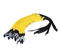 HaloVerde Catene da Neve per Pneumatici da 185 mm a 225 mm, Set di 10 Catene da Neve Regolabili per Auto/SUV/camion, Cinture Antiscivolo per Guida su Fango di Neve e Ghiaccio